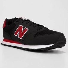 Tênis New Balance 500 V2 Masculino - Preto e Vermelho