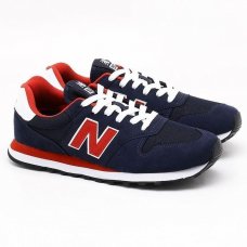 Tênis New Balance 500 Masculino - Azul e Vermelho