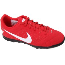 Chuteira Society Nike Beco 2 TF - Vermelho e Branco