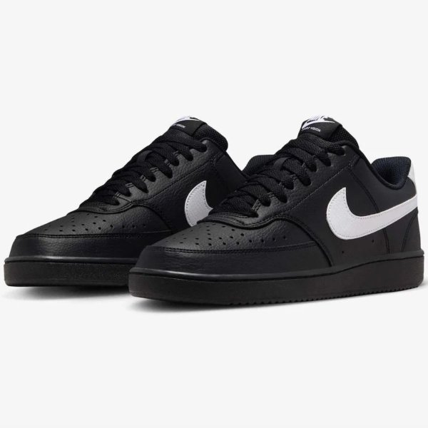 Tênis Nike Court Vision Low Masculino - Preto e Branco