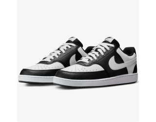 Tênis Nike Court Vision Low Masculino - Preto e Branco