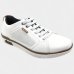 Sapatênis Couro Pegada Microperfuros Masculino - Off White
