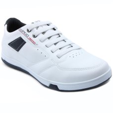 Tênis Couro Pegada Microfibra Masculino - Branco