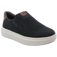 Mocassim Infantil Couro Pegada 372106 Menino - Preto