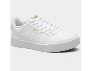 Tênis Puma Carina 3 Bdp Feminino - Branco e Dourado
