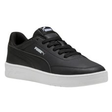 Tênis Casual Puma Court Classic Clean Masculino - Preto e Branco