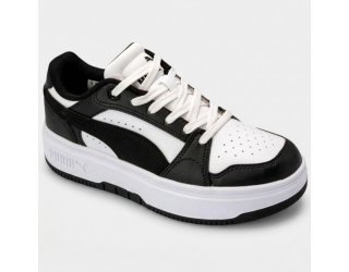 Tênis Puma Rebound Femme Low BDP Feminino - Branco e Preto