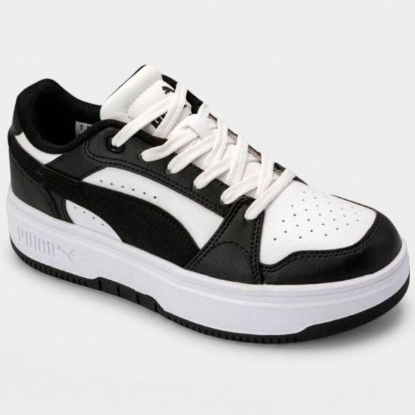 Tênis Puma Rebound Femme Low BDP Feminino - Branco e Preto