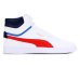 Tênis Puma Shuffle Mid Bdp - Branco e Vermelho