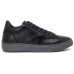 Tênis Rafarillo Aumenta Altura +7cm Couro com Cadarço - Preto