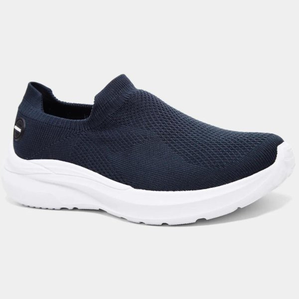 Tênis Rainha Relax Masculino - Marinho e Bege