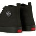 Tênis Redley High Cano Alto Monocromo - Preto