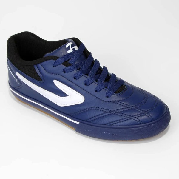 Chuteira Futsal Topper Dominator 3 Lt - Marinho e Preto