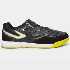 Chuteira Futsal Topper Dominator Pro V Unissex - Preto e Amarelo Chuteira Futsal Topper Dominator Pro V Unissex - Preto e Amarelo