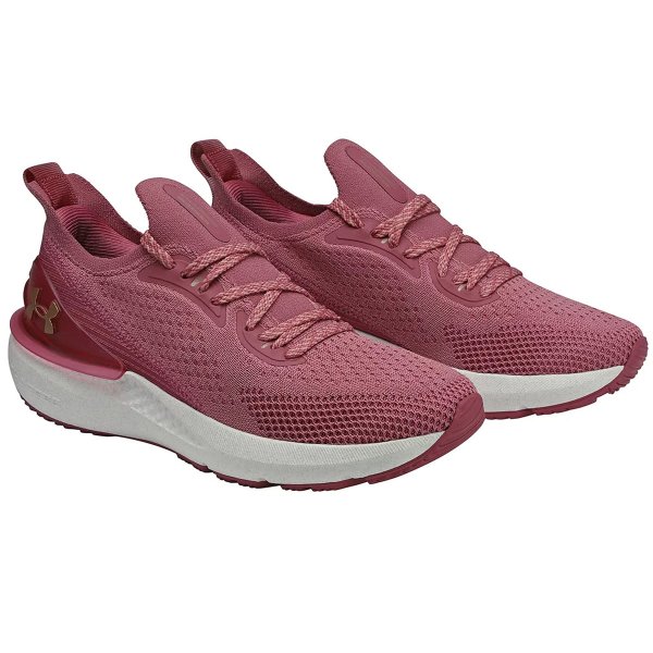 Tênis Under Armour Charged Quicker Feminino - Rosa e Dourado