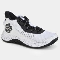 Tênis Cano Médio Under Armour Curry 3Z7 Masculino - Branco e Preto