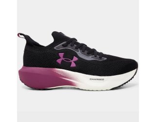 Tênis Under Armour Slight 3 Feminino - Preto e Vinho Tênis Under Armour Slight 3 Feminino - Preto e Vinho