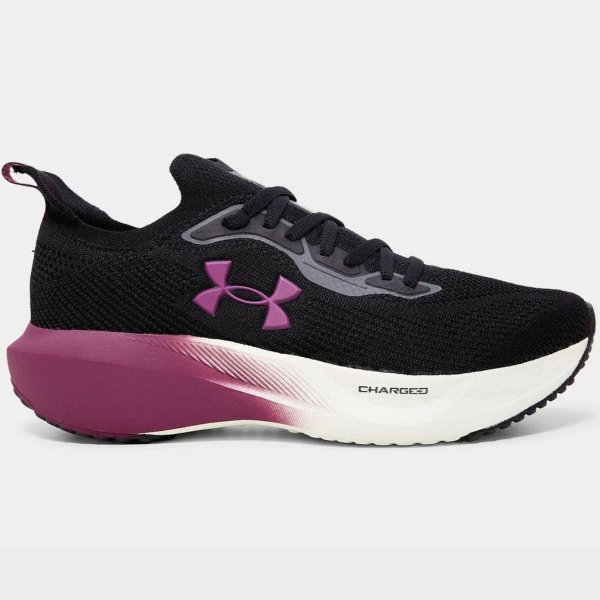 Tênis Under Armour Slight 3 Feminino - Preto e Vinho