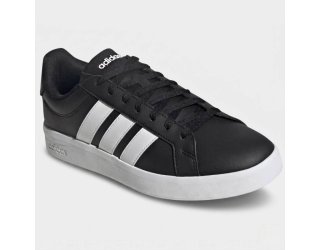 Tênis Adidas Grand Court 3.0 Masculino - Preto e Branco