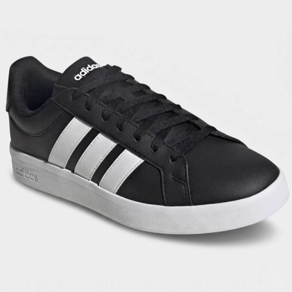 Tênis Adidas Grand Court 3.0 Masculino - Preto e Branco