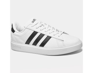 Tênis Adidas Grand Court 2.0 Masculino - Branco e Preto