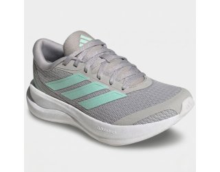 Tênis Adidas Runfalcon 6 Feminino - Cinza e Verde