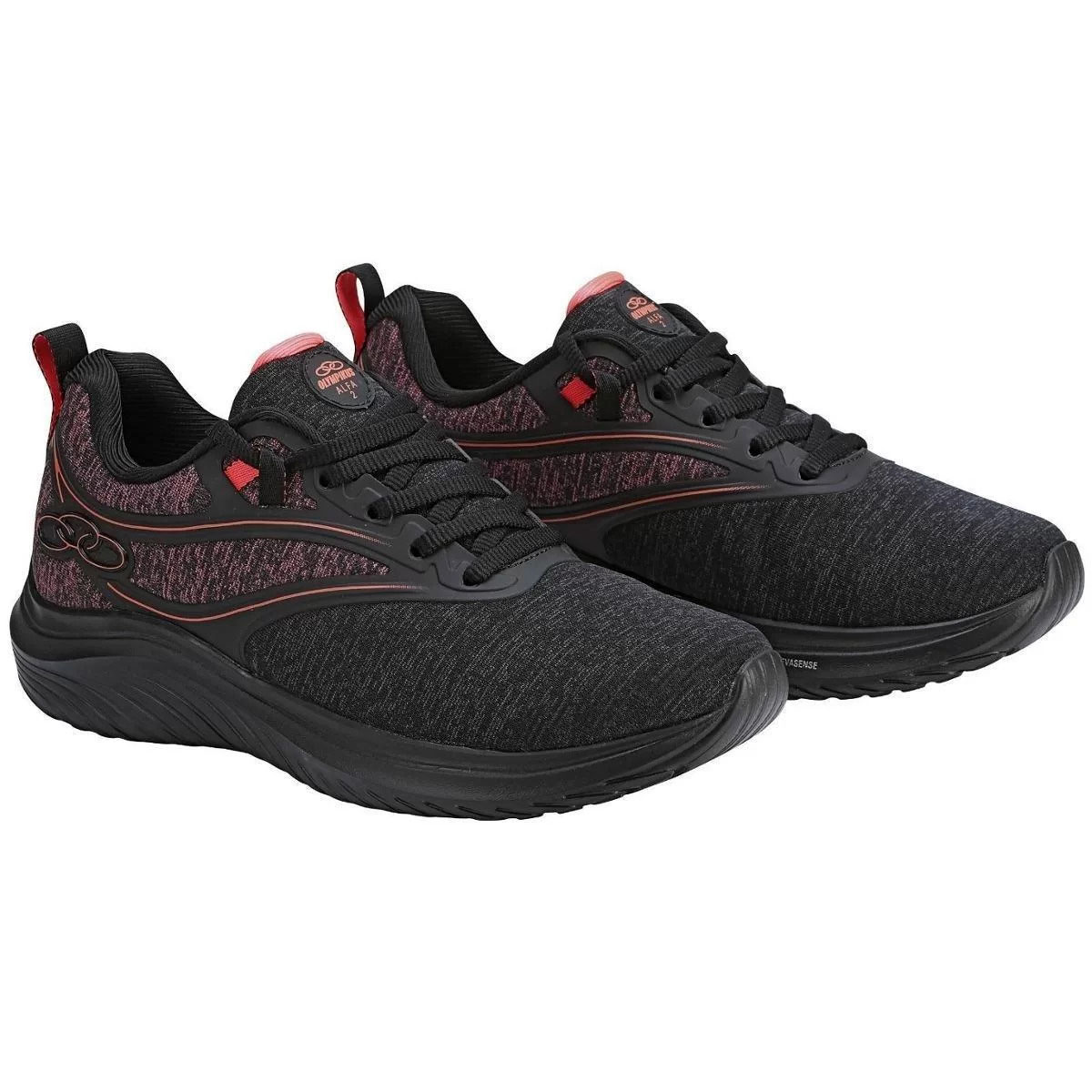 Tenis olympikus best sale preto e rosa