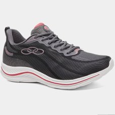 Tênis Olympikus Apolis Feminino - Chumbo e Rosa Tênis Olympikus Apolis Feminino - Chumbo e Rosa