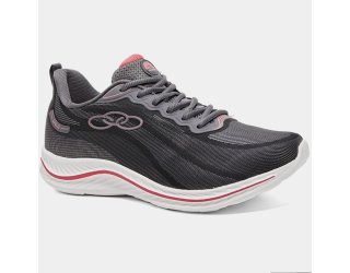 Tênis Olympikus Apolis Feminino - Chumbo e Rosa Tênis Olympikus Apolis Feminino - Chumbo e Rosa