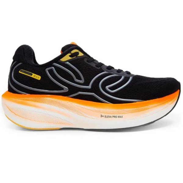Tênis Olympikus Corre Max Masculino - Preto e Laranja