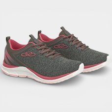 Tênis Olympikus Day Feminino - Cinza e Rosa