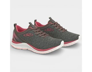 Tênis Olympikus Day Feminino - Cinza e Rosa