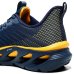 Tênis Olympikus Diffuse 5 Masculino - Azul Petróleo e Amarelo