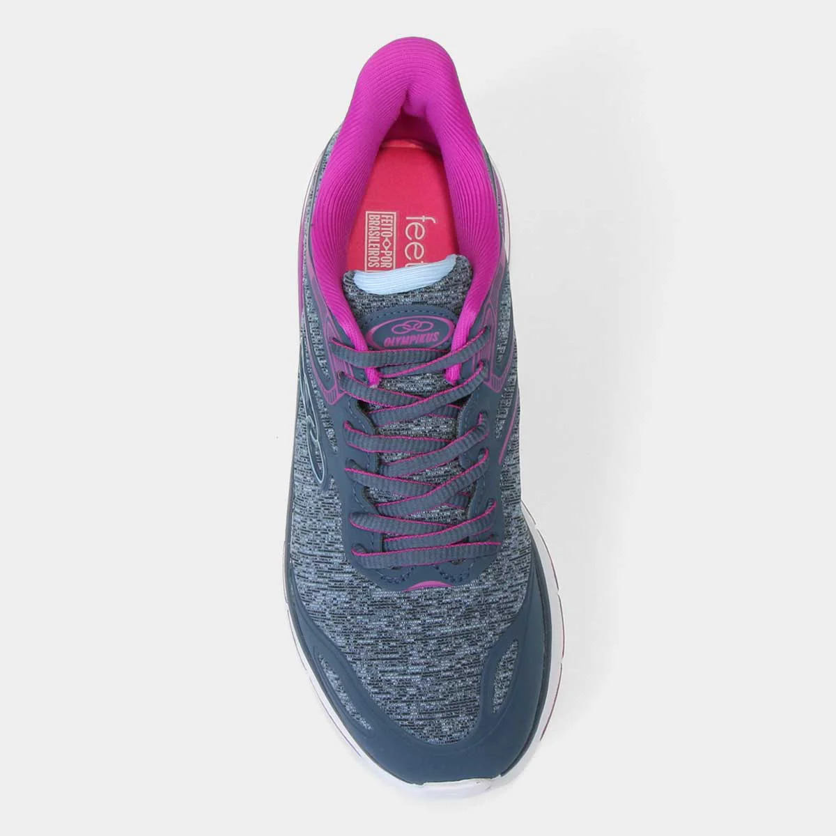 Tenis olympikus feminino azul best sale e rosa