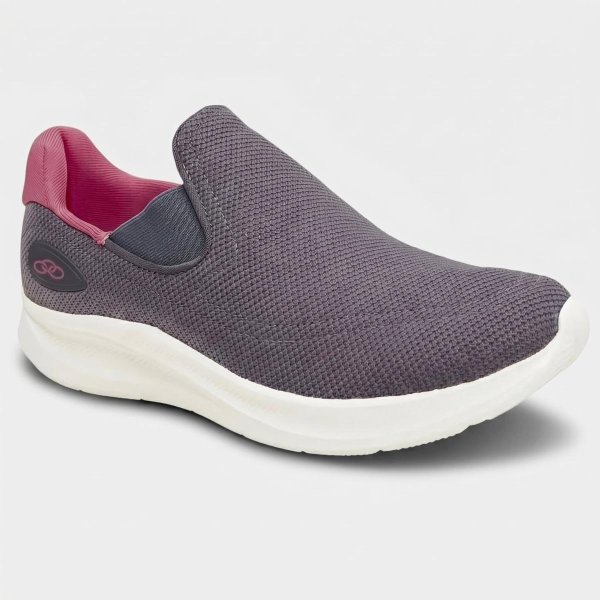Tênis Olympikus Flutua 2 Feminino - Cinza e Rosa