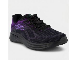Tênis Olympikus Index 3 Feminino - Preto e Roxo