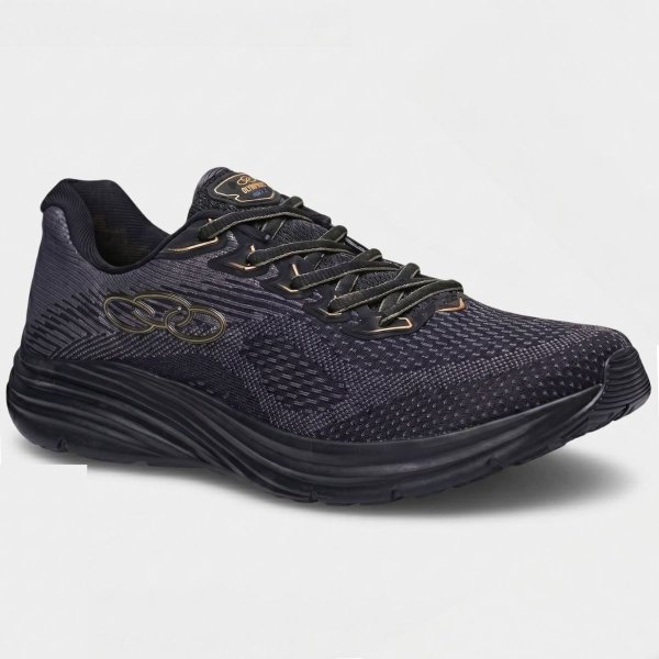 Tênis Olympikus Index 3 Masculino - Preto e Dourado