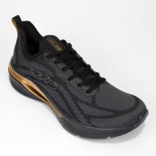 Tênis Olympikus Lusion Masculino - Preto e Dourado