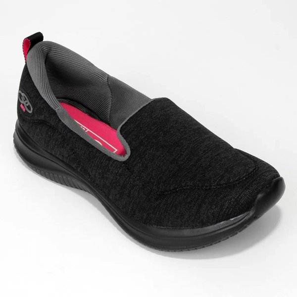 Slip On Olympikus Mantra Feminino - Preto e Chumbo