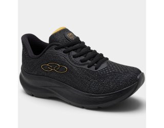 Tênis Olympikus Venus 3 Feminino - Preto e Dourado Tênis Olympikus Venus 3 Feminino - Preto e Dourado