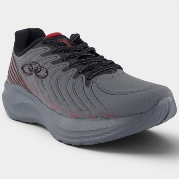 Tênis Olympikus Volcan 2 Masculino - Chumbo e Preto