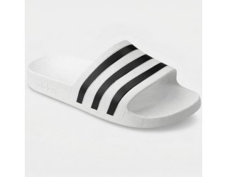 Chinelo Adidas Adilette Unissex - Branco e Preto Chinelo Adidas Adilette Unissex - Branco e Preto