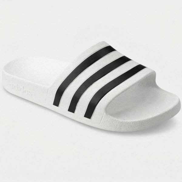 Chinelo Adidas Adilette Unissex - Branco e Preto