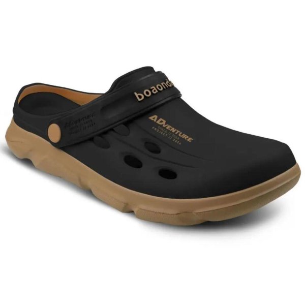Babuche Boaonda Adventure Masculino - Preto e Bege