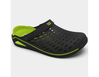 Babuche Boaonda Brave Masculino - Preto e Verde Babuche Boaonda Brave Masculino - Preto e Verde