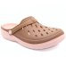 Babuche Boaonda Easy Feminino - Marrom e Rosa 