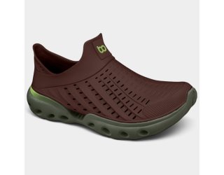 Babuche Boaonda Evo 2 Masculino - Marrom e Verde Musgo