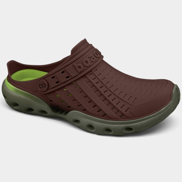 Babuche Boaonda Flow 2 Masculino - Marrom e Verde