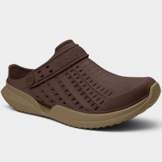 Babuche Boaonda Flow Masculino - Marrom Escuro e Bege Babuche Boaonda Flow Masculino - Marrom Escuro e Bege
