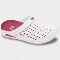 Babuche Boaonda Kin Feminino - Branco e Rosa